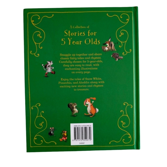 NWT Collection of Stories for a 5 Years Old Green Storybook Hardcover - Picture 4 of 4
